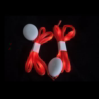 Șireturi LED luminoase pentru pantofi, nylon, fabricate manual, personalizabile cu logo, cadou ideal, accesorii luminoase pentru alergare noaptea