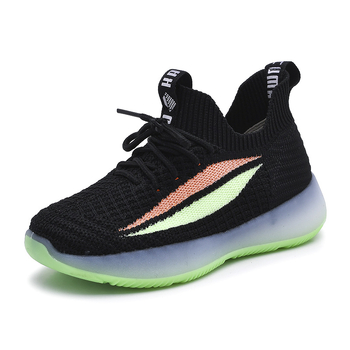 Детски кокосови маратонки с дишащ Flyknit мрежеста горна част, леки унисекс спортни обувки за 2025 пролет–есен