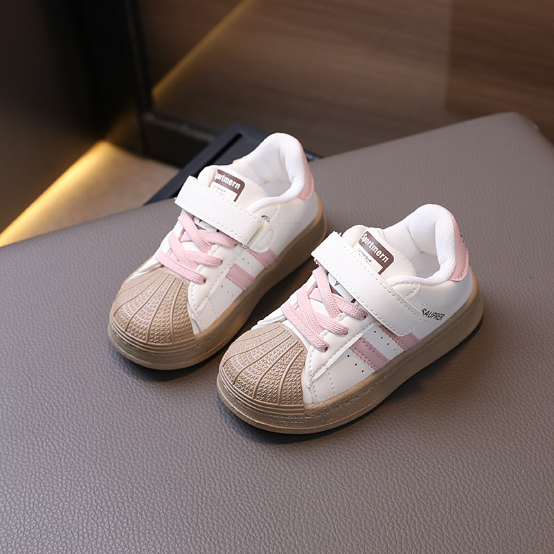 Унисекс детски обувки shell-toe, ежедневни скейт обувки, есен 2024