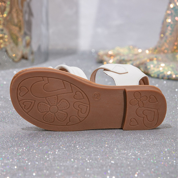 Детски кръстосани римски сандали с мека подметка, принцес обувки за момичета, лято 2026, корейски стил