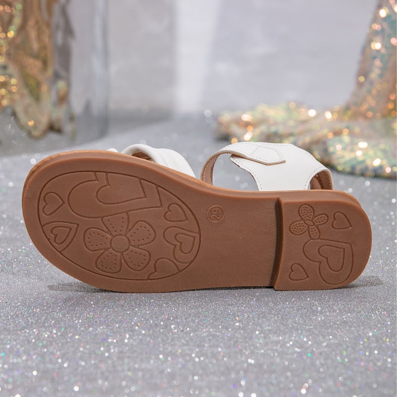 Детски кръстосани римски сандали с мека подметка, принцес обувки за момичета, лято 2026, корейски стил