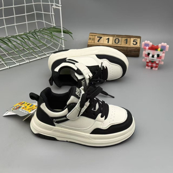 Детски спортни обувки с лепенка, леки и водоустойчиви, унисекс, тънка неплъзгаща подметка, за деца 4–16 години