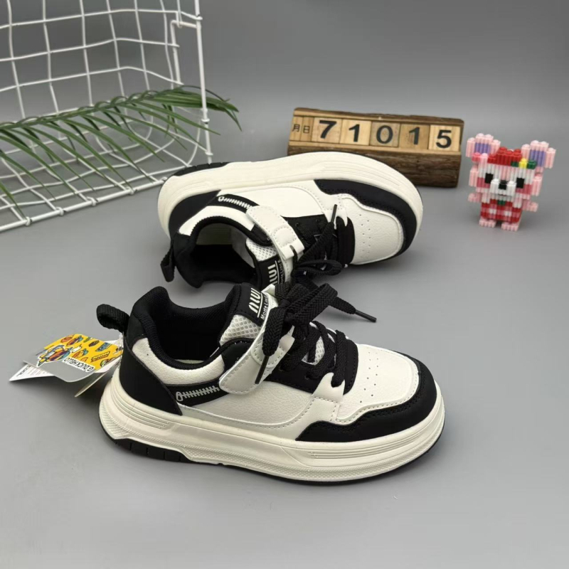 Детски спортни обувки с лепенка, леки и водоустойчиви, унисекс, тънка неплъзгаща подметка, за деца 4–16 години