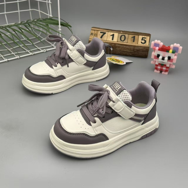 Детски спортни обувки с лепенка, леки и водоустойчиви, унисекс, тънка неплъзгаща подметка, за деца 4–16 години