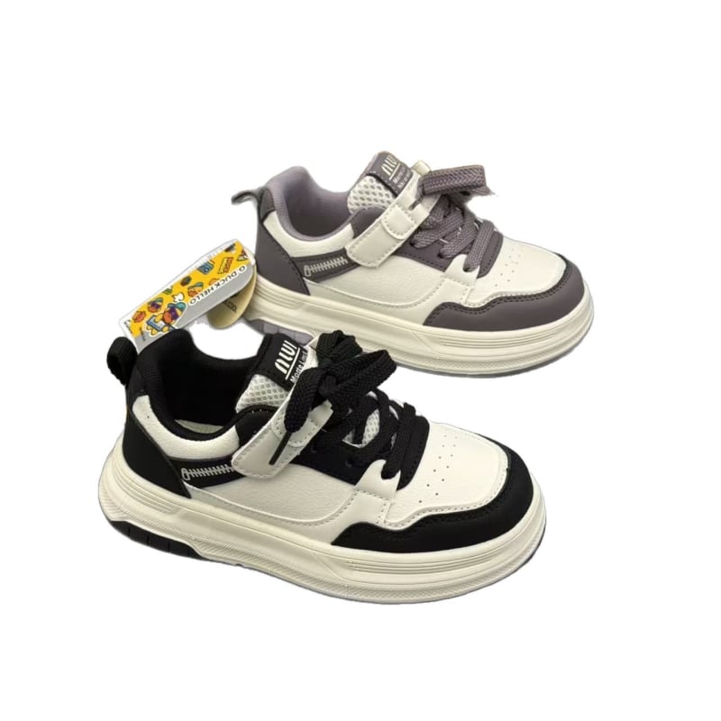 Детски спортни обувки с лепенка, леки и водоустойчиви, унисекс, тънка неплъзгаща подметка, за деца 4–16 години