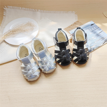 Лятни PU сандали за момичета с Velcro лепенка, мека подметка