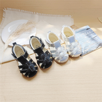 Лятни PU сандали за момичета с Velcro лепенка, мека подметка