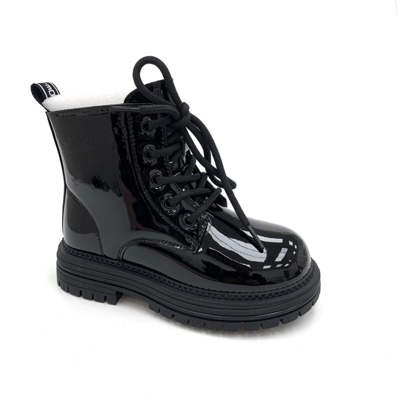 Детски ботуши Мартин, есенно-зимни, страничен цип, антихлъзгави подметки, износоустойчиви, горна част от суперфибър