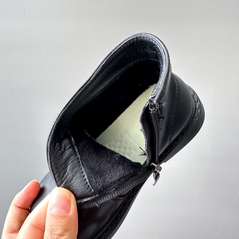 Детски ботуши за момичета в стил Мартин, подплатени флис и микрофибър кожа, есенно-зимна колекция 2025