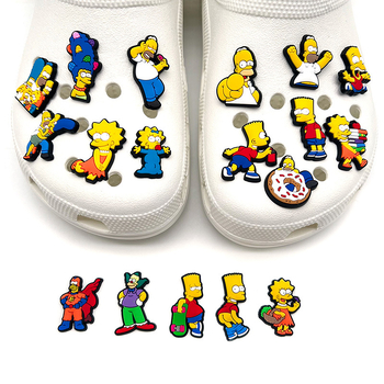 Crocs комплект със серия Симпсънс: DIY обувни катарами, цветни цветя и аксесоари за обувки