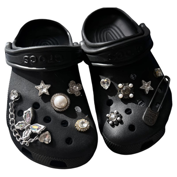 DIY пеперудени кристални цветчета за Crocs