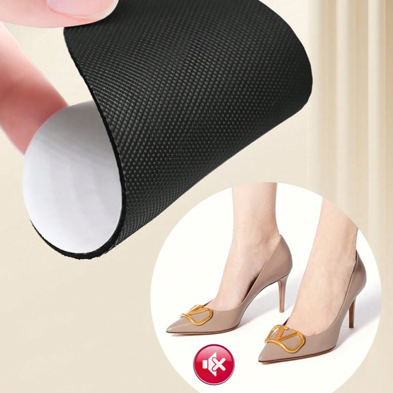 Антиплъзгащи лепенки за обувки, за токчета и кожени обувки, предна част и подметка, самозалепващи, износоустойчиви, безшумни