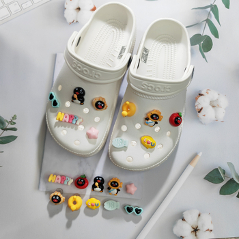 Чарми за обувки Crocs с махащи се копчета за направи си сам — дизайни Макарон, Пингвин и Риба