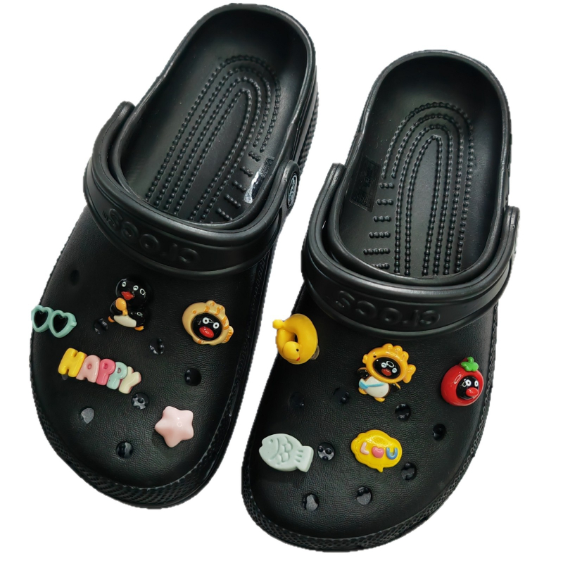 Чарми за обувки Crocs с махащи се копчета за направи си сам — дизайни Макарон, Пингвин и Риба