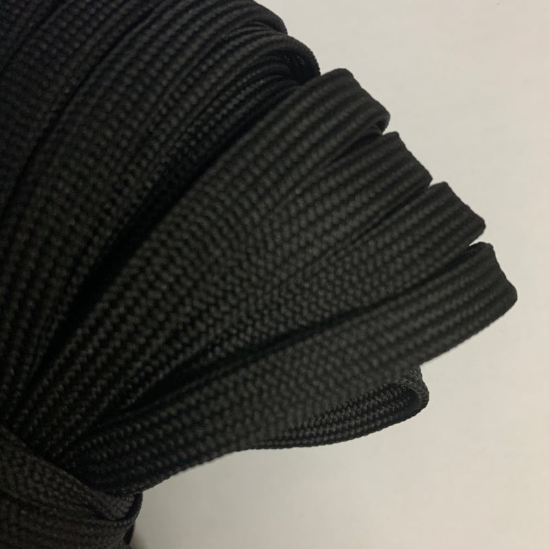 4 șireturi plate dublu-strat, groase, negre și albe, poliester, lungime 80 cm, lot 1000 de bucăți