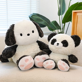 Сладка Panda плюшена кукла със спяща възглавница и кученце-плюш – подарък за рожден ден