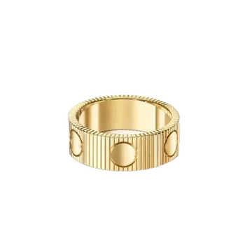 V Gold CNC нова висококласна версия безжичен пръстен 18K за двойки