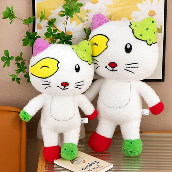 Плюшено коте с големи уши ТуТу, спяща котка‑кукла, сладък карикатурен плюш, подарък за жена