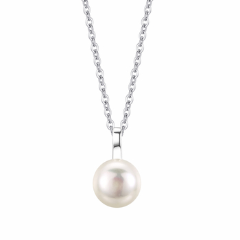 S999 стерлингово сребро, колие с пресноводни перли за жени, минималистично и изискано бижу за ключицата