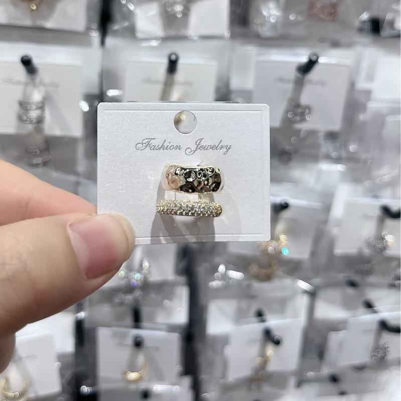 Метален двуслоен клип за уши, стил Европейски и Американски, без пробив