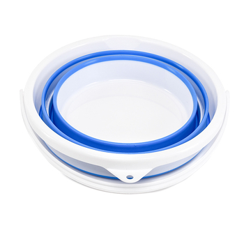 Сгъваема преносима кофа за вода за открит риболов и съхранение на живи риби, мултифункционална кофа с голям капацитет за автомобил.