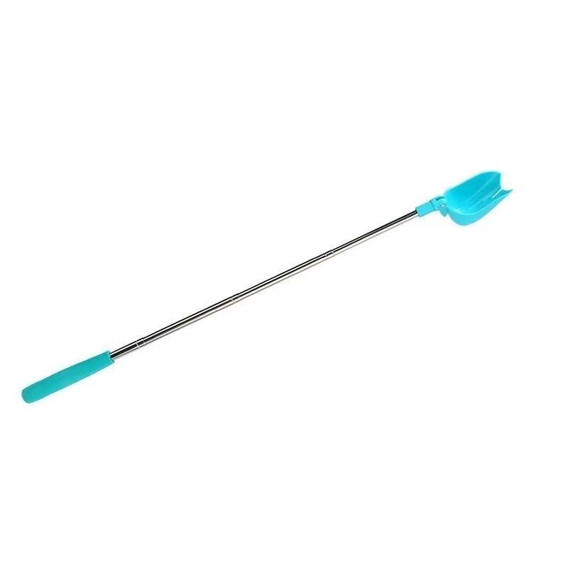 Портативна сгъваема телескопична лъжичка за разпръскване на примамка при дълги хвърляния