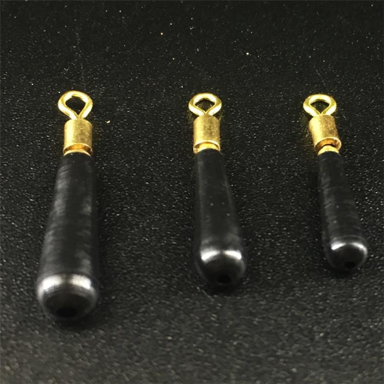 Голям въртящ се държач за поплавък за риболов с удебелена медна глава