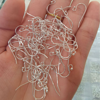 У-образни ушни куки от стерлингово сребро 925 за DIY бижута, позлатени с 24K злато