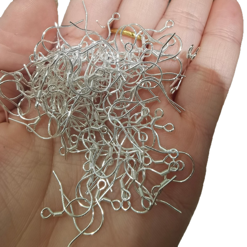 У-образни ушни куки от стерлингово сребро 925 за DIY бижута, позлатени с 24K злато