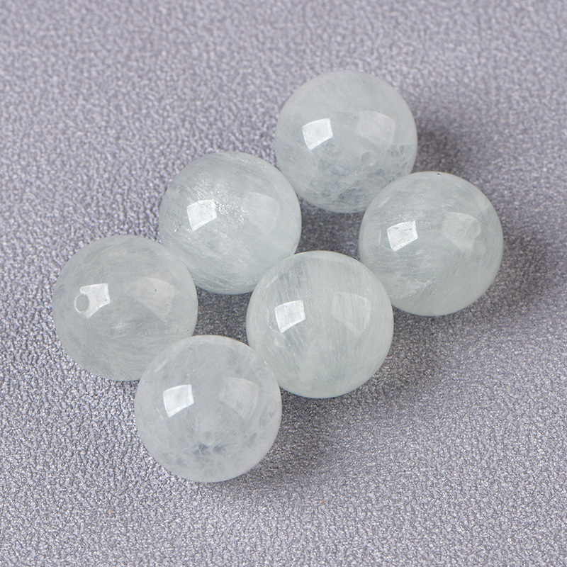 Prirodne kristalne perle za DIY nakit – perle s bijelim zaječjim krznom