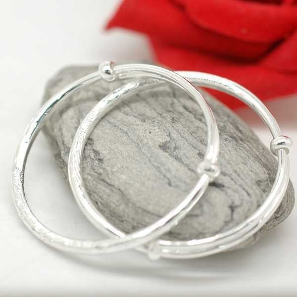 Детска гривна от 990-сребро, минималистичен стил, благословение за дълголетие