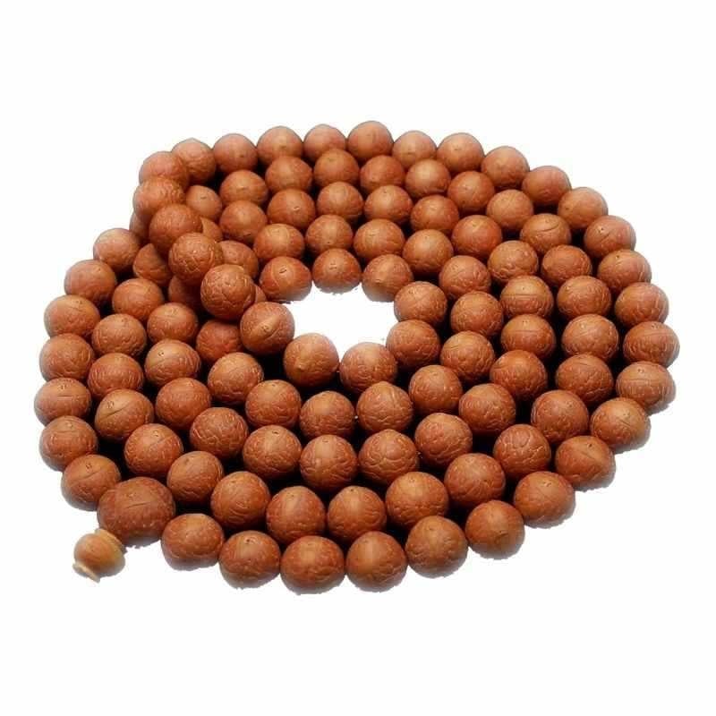 108 mărgele Bodhi, semințe Bodhi de 14 mm rotunde, agat, pentru meditaţie