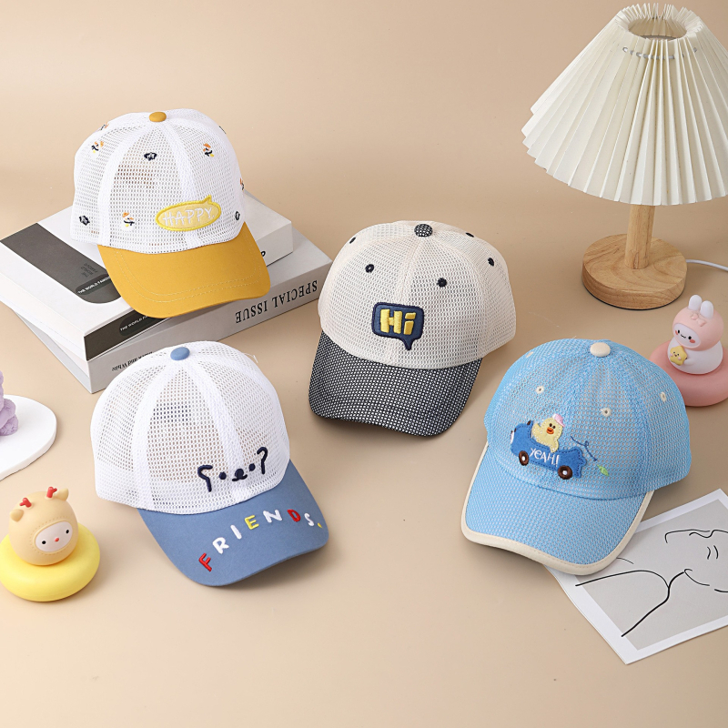 Dječja kapa s mrežicom, zaštita od sunca, unisex za učenike, proljeće 2025