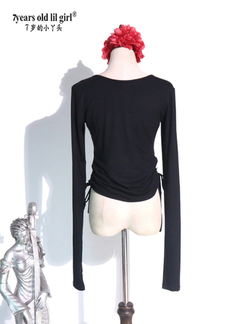 Top za Belly Dance - trening, Modal Rayon, Front Ruched Top, GTT06
