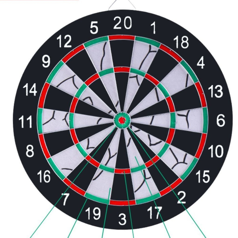 Unutarnji set za darts za kućnu upotrebu – profesionalna darts ploča s flokiranom površinom, za djecu i odrasle