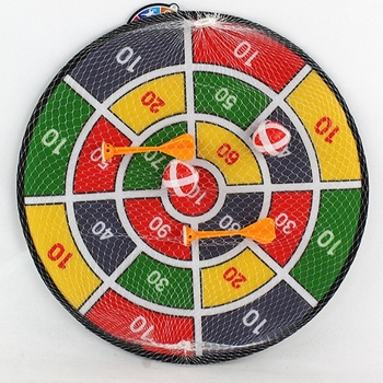 Dječji set darts s ljepljivim lopticama i samoljepljivom pločom za unutarnju i vanjsku igru