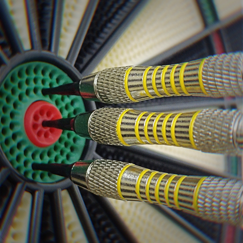 16 g преносим метален дартс комплект - здрав, подходящ за вътрешна и външна употреба, за студентски развлечения и състезания