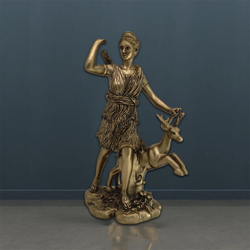 Anubis statua za stolni ukras, retro božica inspirirana mitologijom