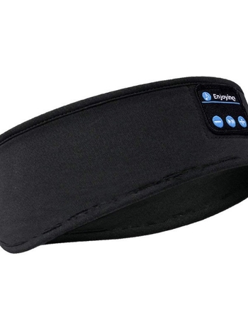 Лента за глава с музика и безжично Bluetooth за бягане и йога - полиестер - налични цветове: черен, сив, син, червен