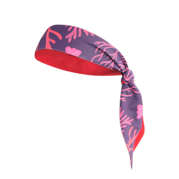 Спортна лента за глава с сублимационен печат, дишаща и еластична, за жени