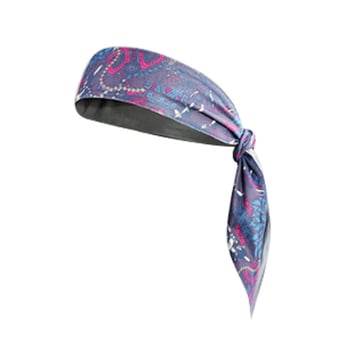 Спортна лента за глава с сублимационен печат, дишаща и еластична, за жени