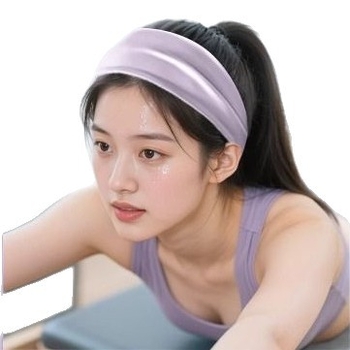 Bandă pentru cap sport din nylon, respirabilă, absorbantă de transpirație, pentru alergare, yoga și baschet – unisex, mărime universală