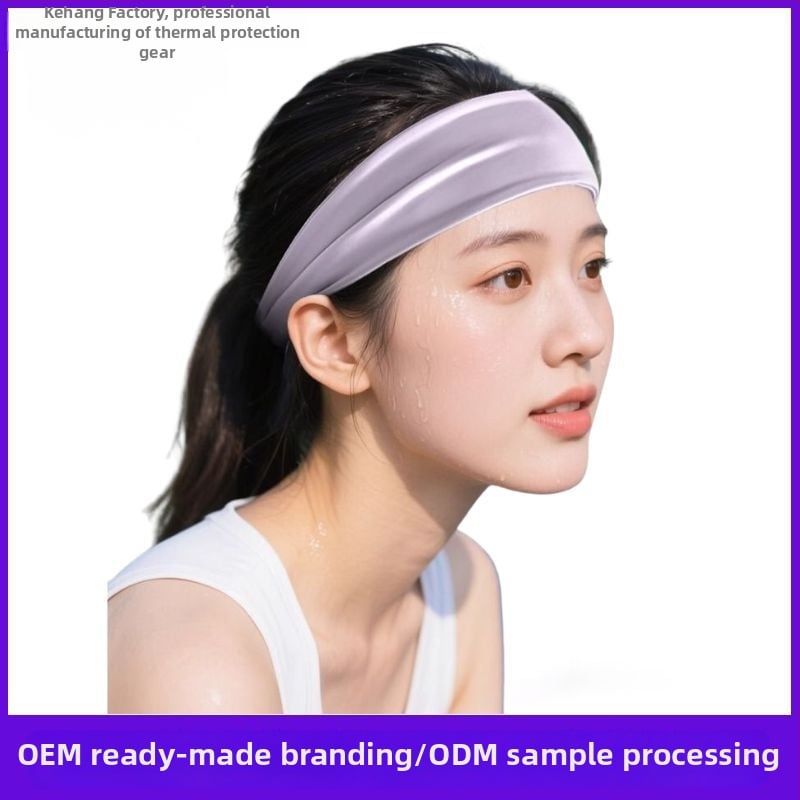 Bandă pentru cap sport din nylon, respirabilă, absorbantă de transpirație, pentru alergare, yoga și baschet – unisex, mărime universală