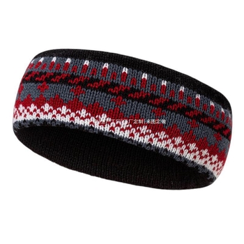 RPET плетена спортна лента за глава, жакардов дизайн, абсорбираща потта лента за челото, персонализирана изработка