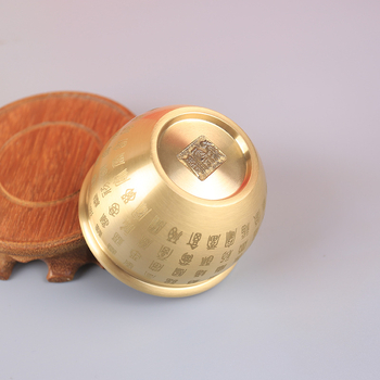 Медна корнукопия Бафу благословии, декоративна фигура и тамянник