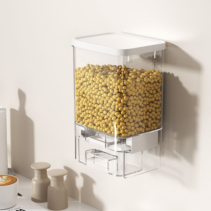 Хранително безопасна запечатана стенна кутия за зърна и ориз, пластмасов прозрачен контейнер за съхранение