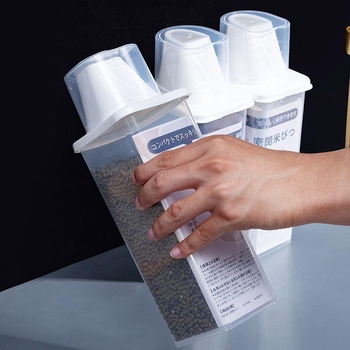 Затварящ се контейнер за брашно, ориз и зърнени храни — влагозащитен и против насекоми