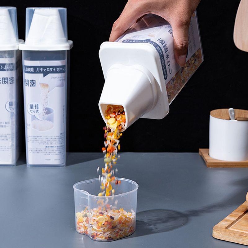 Затварящ се контейнер за брашно, ориз и зърнени храни — влагозащитен и против насекоми