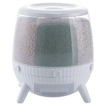 Контейнер за ориз за домашна кухня, влагоустойчив и против насекоми, пластмасова кутия за съхранение на зърнени храни, хранителен клас