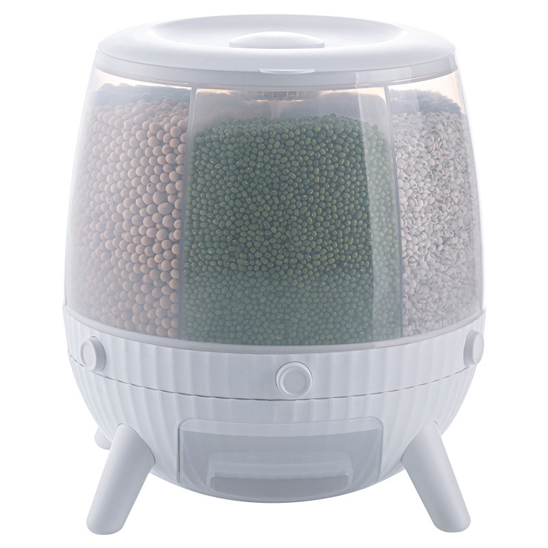 Контейнер за ориз за домашна кухня, влагоустойчив и против насекоми, пластмасова кутия за съхранение на зърнени храни, хранителен клас